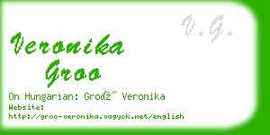 veronika groo business card